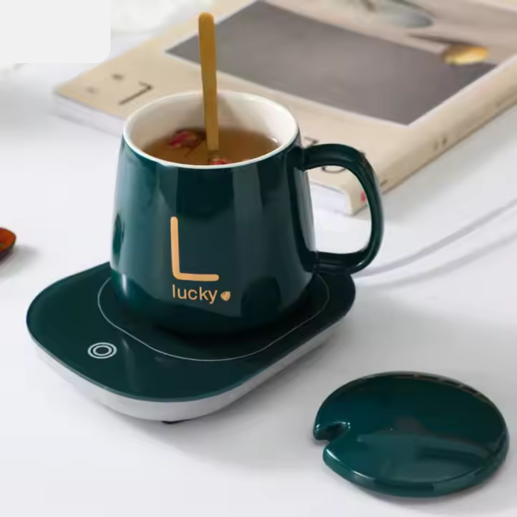 Taza LUCKY de Café Inteligente con Control de Temperatura: Ideal para Oficina y Casa