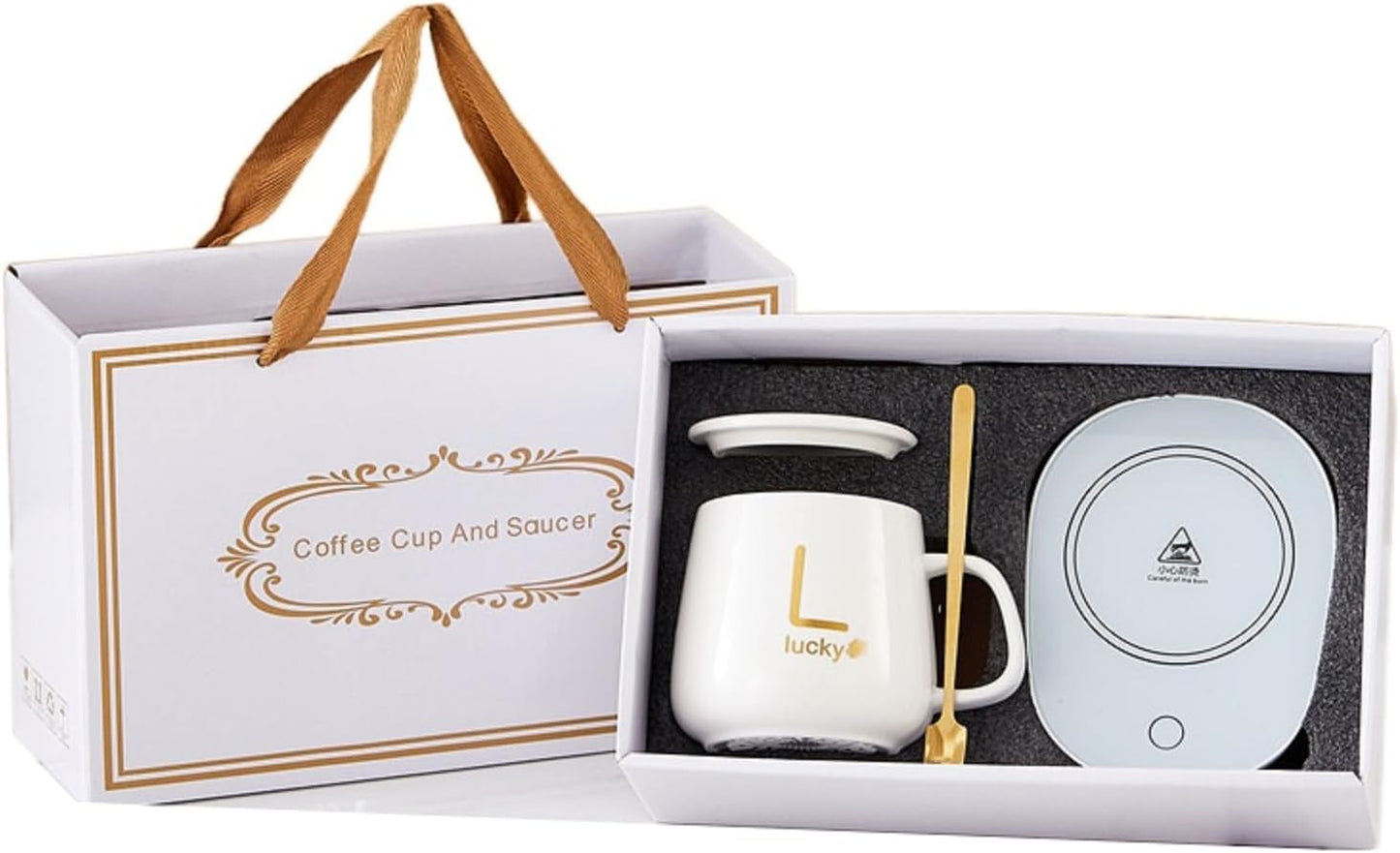 Taza LUCKY de Café Inteligente con Control de Temperatura: Ideal para Oficina y Casa