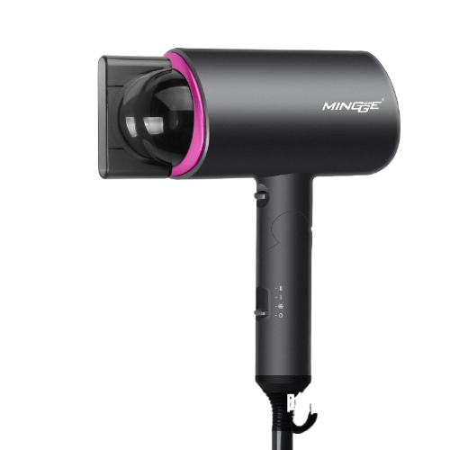 Secador de Pelo Plegable Multivoltaje 1800W | Portátil, Viaje, Hotel, Hogar | Frío y Calor | Protege Cabello