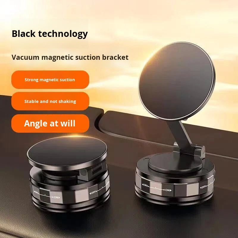 Soporte Magnético para Móvil Coche Compatible MagSafe, Negro – Rotación 360°, Ventosa Potente, Fijación Segura, Universal para iPhone y Android