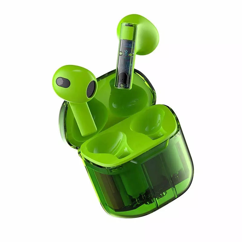 Auriculares Transparentes Inalambricos pure bass zero cables